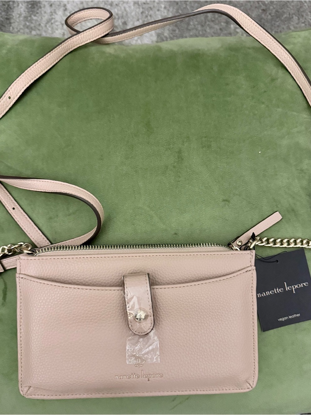 Nanette Lepore Tan (Almond) Crossbody Bag